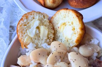 LIMA BEANS WITH HAM OVER RICE – (BUTTER BEANS)