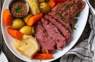 Prompt Pot Corned Beef and Cabbage